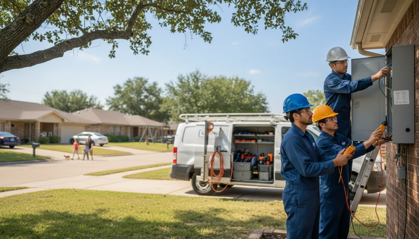Certified electrician providing emergency electrical services in Westfield Center, OH